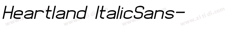Heartland ItalicSans字体转换 Heartland ItalicSans字体转换